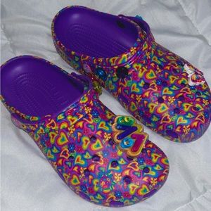NWOT; limited edition Lisa Frank crocs